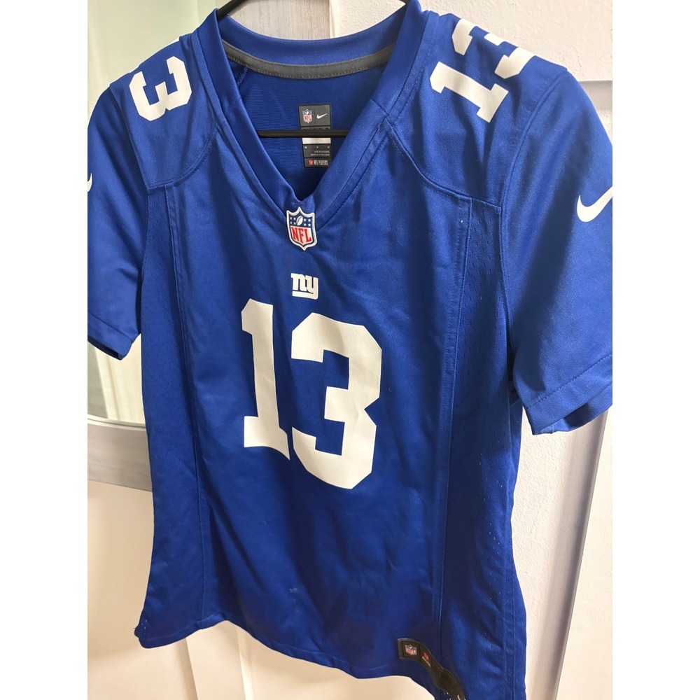Nike NFL New York Giants Odell Beckham Jr 13 Jersey Kids Medium Blue